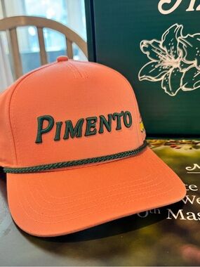 Masters Pimento Embroidered Orange Cap masters Hat